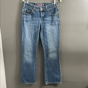 Vintage Silver Wide-Leg Jeans